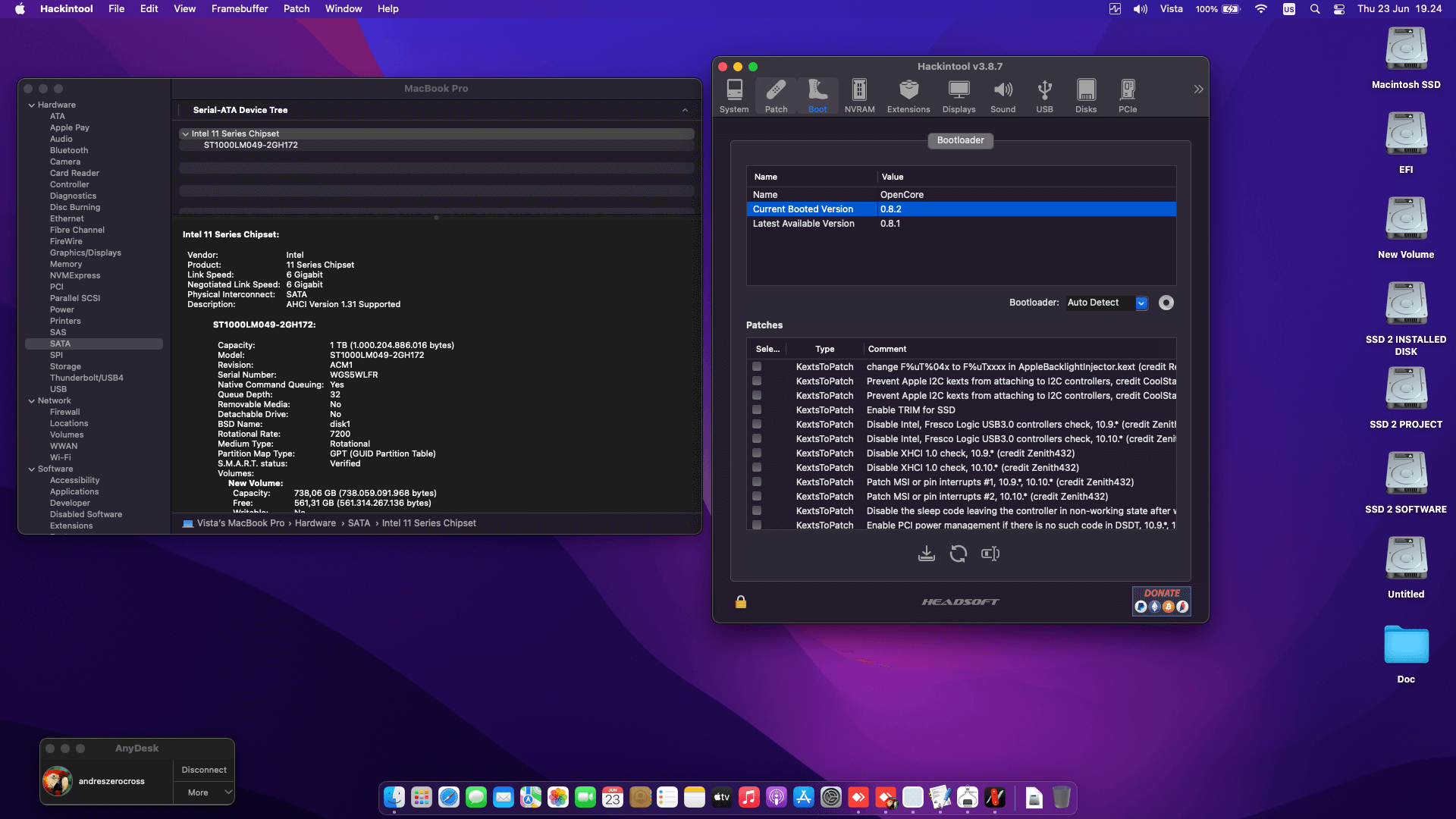 Acer Nitro 5 AN515 54 59CA [CoffeeLake   Intel UHD 630 + I2C]   OpenCore 8